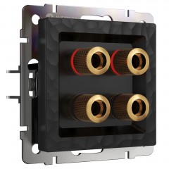 WERKEL W1285008/ Акустическая розетка Hammer (черный) WERKEL W1285008/ Акустическая розетка Hammer (черный)