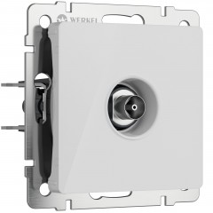 WERKEL ТВ-розетка оконечная (белый акрил) W1183041