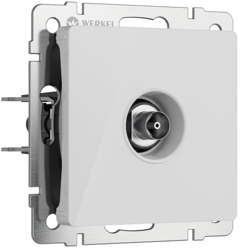 WERKEL ТВ-розетка оконечная (белый акрил) W1183041