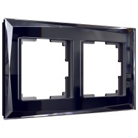 WERKEL Diamant WL08-Frame-02/Рамка на 2 поста  (черный) a029844 W0021208