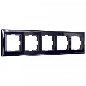WERKEL Diamant WL08-Frame-05/Рамка на 5 постов  (черный) a030761 W0051208