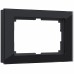 WERKEL Favorit WL01-Frame-01-DBL / Рамка для двойной розетки (черный) a040287 W0081108