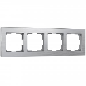WERKEL Aluminium WL11-Frame-04 / Рамка на 4 поста (алюминий) a033742 W0041706