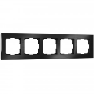 WERKEL Aluminium WL11-Frame-05 / Рамка на 5 постов (черный алюминий) a039120 W0051708
