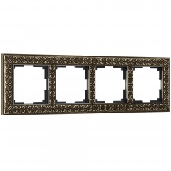 WERKEL Antik WL07-Frame-04/Рамка на 4 поста  (бронза) a029841 W0041512