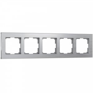WERKEL Aluminium WL11-Frame-05 / Рамка на 5 постов (алюминий) a033744 W0051706