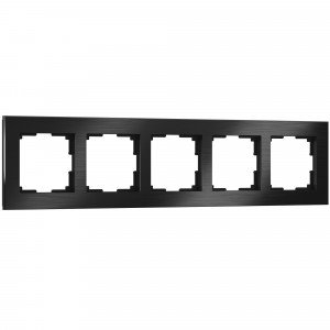 WERKEL Aluminium WL11-Frame-05 / Рамка на 5 постов (черный алюминий) a039120 W0051708