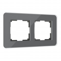 WERKEL Elite / Рамка из стекла на 2 поста Elite (Графит) a057879 W0022440