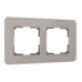 WERKEL Elite / Рамка из стекла на 2 поста Elite (Дымчатый) a057875 W0022417