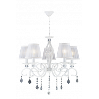 Светильник SFS 1208/5B WT D600/H540-770/5/E14/60W тканевый плафон RSP