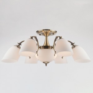 Светильник EUROSVET 22010/6+2 античная бронза