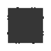 Выключатель одноклавишный Stekker Эмили черный уголь RSW10-5103-05