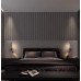 Светильник ElegantLight DZN-105580 ЧЕРНЫЙ ` L25*W85/H450/2/LED/5+3W/3000K FERM