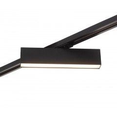 Трековый светильник однофазный 220V светодиодный Denkirs DK6430 DK6430-BK