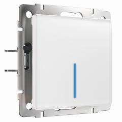 WERKEL W4510001 Сенсорный выключатель одноклавишный с подсветкой 1000 Вт (белый) WERKEL W4510001 Сенсорный выключатель одноклавишный с подсветкой 1000 Вт (белый)