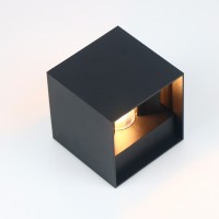 Фасадный светильник General GWL-G9-5-SQUARE-IP65 Черный Квадратный Лайтвэйв