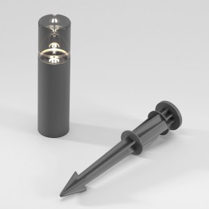 Светильник садово-парковый Hidden серый 35166/S/ 