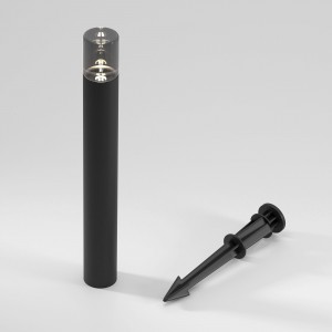 Светильник садово-парковый Hidden черный 35166/F/