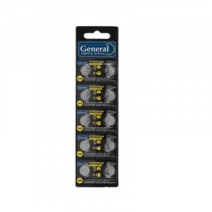 GBAT-LR44 (AG13)   кнопочная щелочная 10pcs/card (10/200/4000) RSP