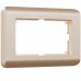 WERKEL Stream WL12-Frame-01-DBL  / Рамка для двойной розетки (Шампань) a041873 W0082111