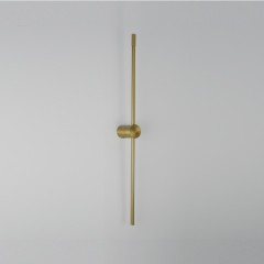Настенный светильник Minimal 02 (brass) (Золото, 10х83 cm, IP20, LED, латунь 02188 RSP