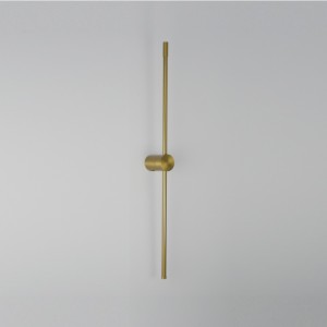 Настенный светильник Minimal 02 (brass) (Золото, 10х83 cm, IP20, LED, латунь 02188 RSP