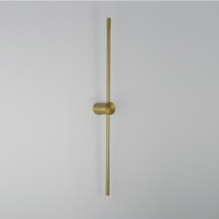 Настенный светильник Minimal 02 (brass) (Золото, 10х83 cm, IP20, LED, латунь 02188 RSP