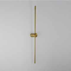 Настенный светильник Minimal 02 (brass) (Золото, 10х83 cm, IP20, LED, латунь 02188 RSP