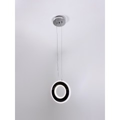 Светильник 1801CR CHROME/ХРОМ D200/H1800/1/LED/12W SPF14 (1)