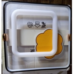 РАСПРОДАЖА Светильник SPF-35809 КВАДРАТ ЖЕЛТЫЙ D500/H100/1/LED/72W SPF21-10 (1)