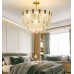 Светильник ElegantLight DZN-1-5-13 GOLD BRONZE / ЗОЛОТАЯ БРОНЗА D600+400/H370/9/E14/60W PODI