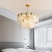 Светильник ElegantLight DZN-1-5-13 GOLD BRONZE / ЗОЛОТАЯ БРОНЗА D600+400/H370/9/E14/60W PODI