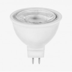 Лампа светодиодная GU5.3 7W 4200K COB 220V рассеиватель линза прозрачная 38º RSP