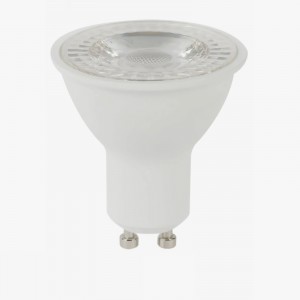 Лампа светодиодная GU10 7W 4200K COB 220V рассеиватель линза прозрачная 38º RSP