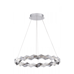 Светильник SFS 7278-6 CHROME+FINISH+CLEAR/SMOKY CRISTALL RSP