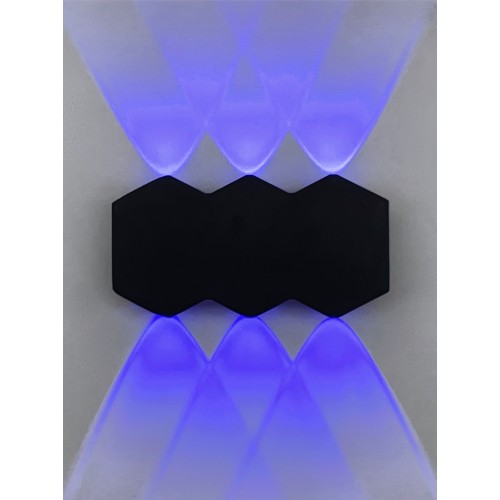 Светильник Elegant SPF-9895 BLACK/ЧЕРНЫЙ 6/LED/6W синий цвет свечения 160*80*35 mm SPF09