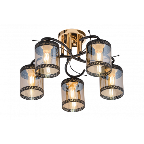 Люстра SFS 06772/5 GOLD+BLACK RSP