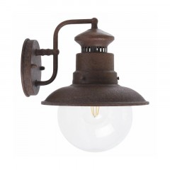 Светильник садово-парковый, 60W 230V IP44 коричневый, PL571