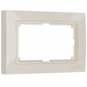WERKEL Snabb basic WL03-Frame-01-DBL-ivory/Рамка для двойной розетки (слоновая кость, basic) a040199 W0082003