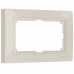 WERKEL Snabb basic WL03-Frame-01-DBL-ivory/Рамка для двойной розетки (слоновая кость, basic) a040199 W0082003