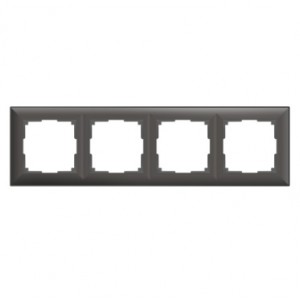 WERKEL Fiore WL14-Frame-04/ Рамка на 4 поста (серо-коричневый) a038869 W0042207