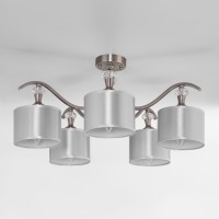 Светильник EUROSVET 60080/5 сатин-никель