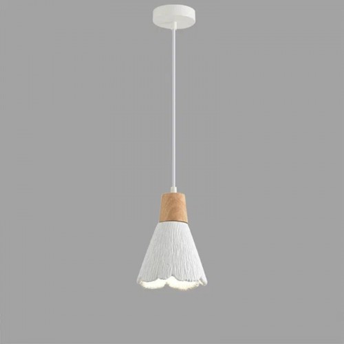 8352/1B SUSPENTIONI белый/бежевый, металл/дерево/цемент Подвес E27 60W 220V EOLIANA