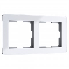 WERKEL Acrylic/Рамка на 2 поста (белый) a059314 W0022701