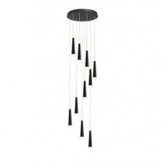 Светильник SPFD-8751/10 ЧЕРНЫЙ D55/H450/10/LED/5W/4000K SABICO