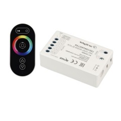 Контроллер ARL-OVAL-RGBW Black (5-24V, 4x4A, ПДУ Овал, RF)   032850