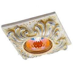 Светильник Novotech 369569 NT12 090 желтый/серебро Встраиваемый IP20 GX5.3 50W 12V SANDSTONE