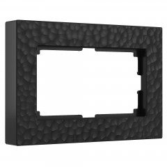 WERKEL W0082408/ Рамка для двойной розетки (черный)