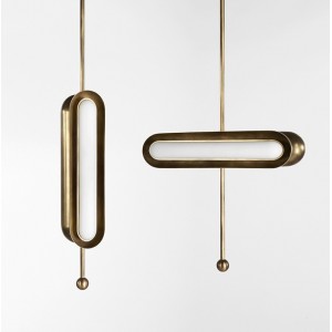 Светильник DZN3-1-17 BRONZE/БРОНЗА D350/H65/2/LED/20W