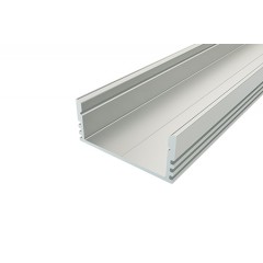 Профиль накладной широкий алюминиевый LC-LP-1228-2 12*28